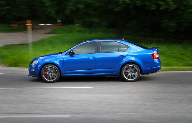 El nuevo Skoda RS en la prueba práctica de manejo